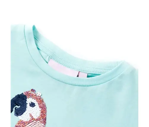 Bērnu T-Krekls, Gaiša Ūdens Krāsā, 128