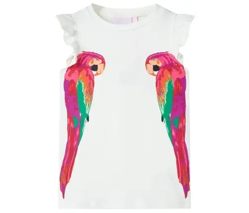 Vaikiški Marškinėliai, Ekru Spalvos, 116 Dydžio