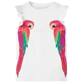 Bērnu T-Krekls, Krēmīgi Iedzeltens, 140