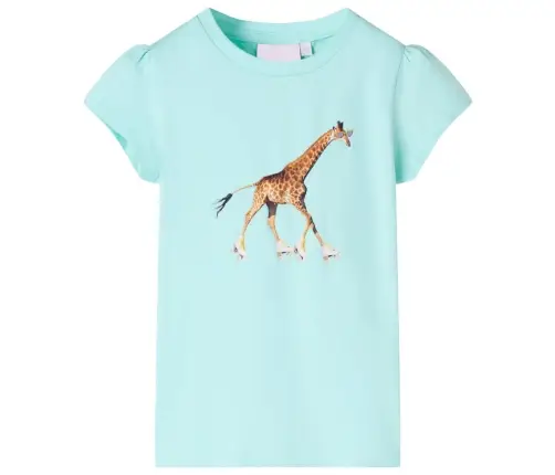 Bērnu T-Krekls, Gaiša Ūdens Krāsā, 104