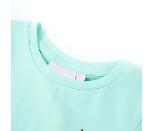 Bērnu T-Krekls, Gaiša Ūdens Krāsā, 140