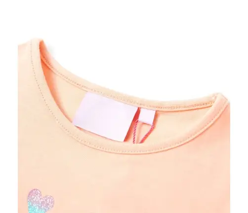 Laste T-Särk, Heleoranž, 104