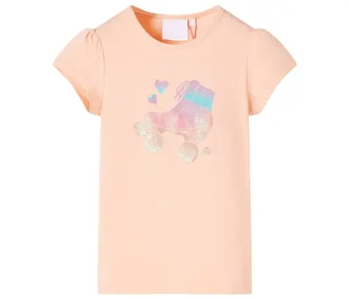 Bērnu T-Krekls, Gaiši Oranžs, 128