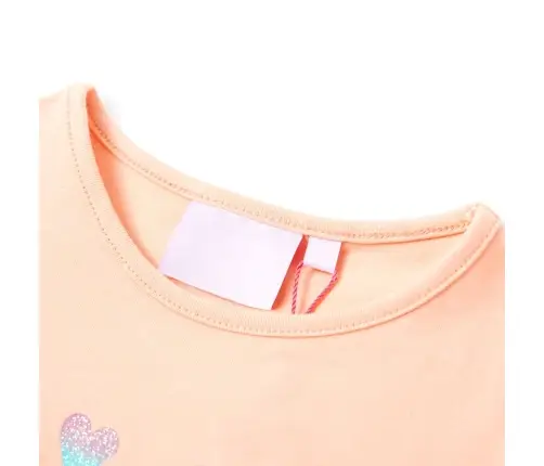 Bērnu T-Krekls, Gaiši Oranžs, 128