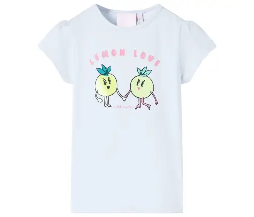 Bērnu T-Krekls, Gaiši Zils, 104