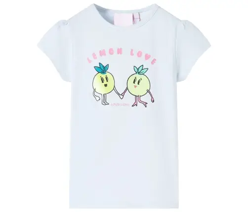 Bērnu T-Krekls, Gaiši Zils, 116