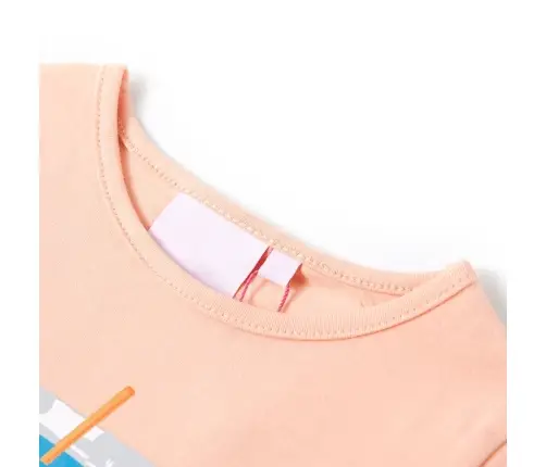 Vaikiški Marškinėliai, Šviesiai Oranžinės Spalvos, 104 Dydžio