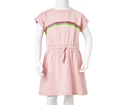 Bērnu Kleita Ar Aukliņu, Gaiši Rozā, 104