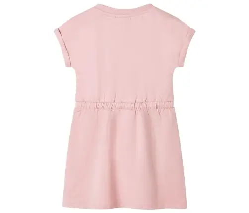 Vaikiška Suknelė Su Sutraukiama Juostele, Šviesiai Rožinė, 116 Dydžio
