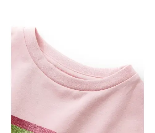 Vaikiška Suknelė Su Sutraukiama Juostele, Šviesiai Rožinė, 116 Dydžio