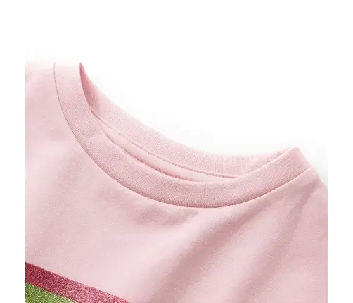 Vaikiška Suknelė Su Sutraukiama Juostele, Šviesiai Rožinė, 128 Dydžio