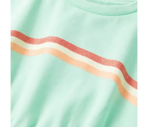 Vaikiška Suknelė Su Sutraukiama Juostele, Ryškiai Žalia, 116 Dydžio