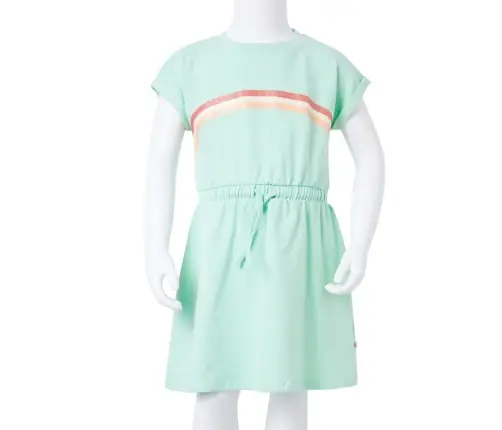 Laste Kleit Pingutusnööriga, Erkroheline, 128