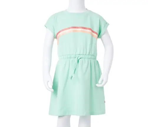 Laste Kleit Pingutusnööriga, Erkroheline, 140