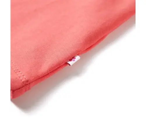 Laste Kleit Pingutusnööriga, Korallpunane, 128