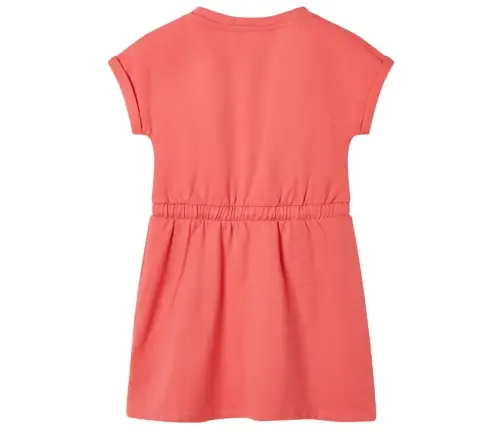 Bērnu Kleita Ar Aukliņu, Koraļļu Krāsā, 140