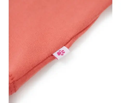 Volangidega Laste T-Särk, Korallroosa, 92