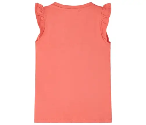 Bērnu Krekls Ar Volānu Piedurknēm, Koraļļu Krāsā, 116