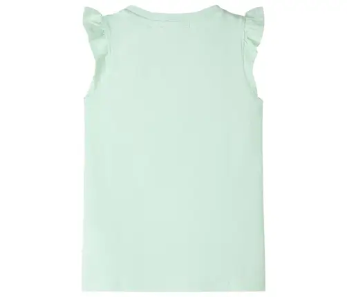 Bērnu Krekls Ar Volānu Piedurknēm, Maigi Zaļš, 92