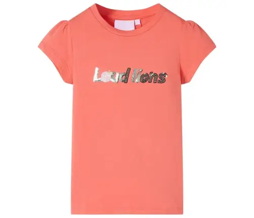 Bērnu Krekls Ar Piedurknēm, Koraļļu Krāsā, 140