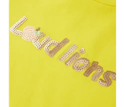 Bērnu Krekls Ar Piedurknēm, Koši Dzeltens, 92