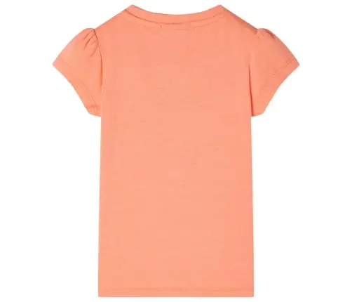 Lühikeste Varrukatega Laste Särk, Neoonoranž, 116