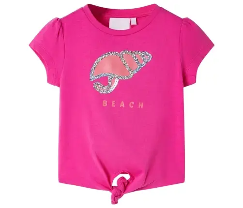 Bērnu T-Krekls, Tumši Rozā, 128