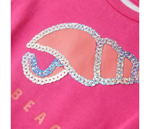 Bērnu T-Krekls, Tumši Rozā, 128