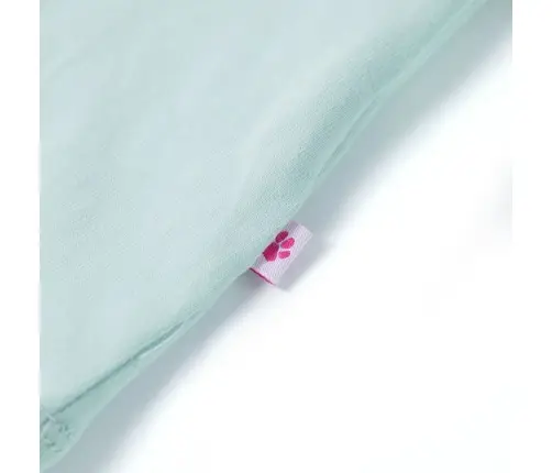 Vaikiški Marškinėliai Be Rankovių, Šviesiai Mėtiniai, 116 Dydžio