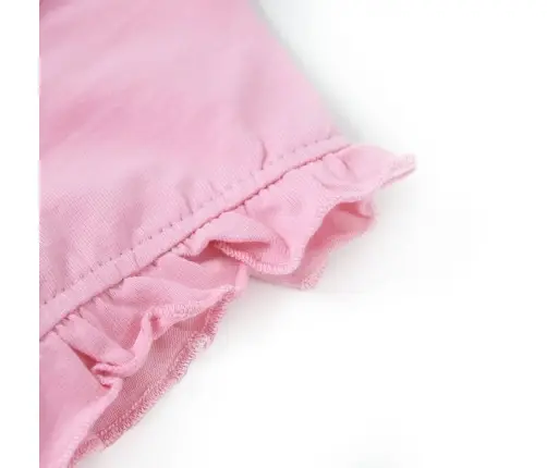 Lühikeste Varrukatega Laste T-Särk, Erkroosa, 92