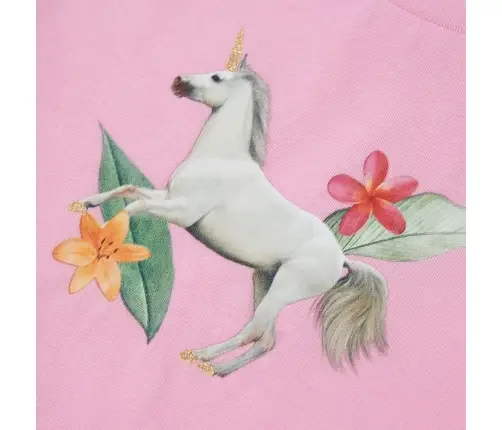 Lühikeste Varrukatega Laste T-Särk, Erkroosa, 104