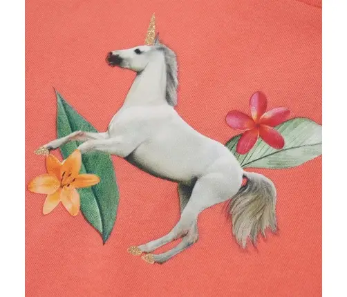 Bērnu Krekls Ar Īsām Piedurknēm, Koraļļu Krāsā, 128