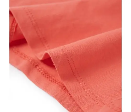 Bērnu Krekls Ar Īsām Piedurknēm, Koraļļu Krāsā, 128