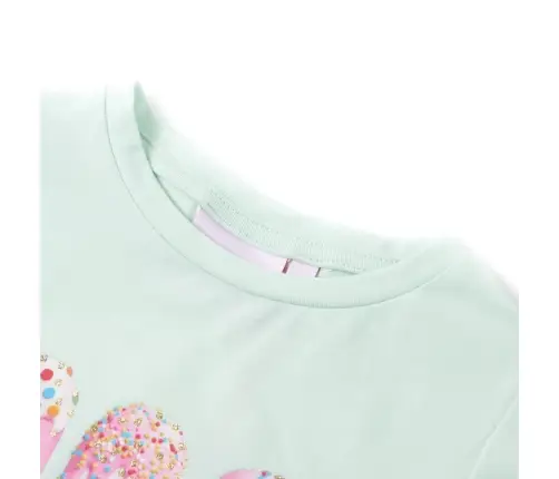 Vaikiški Marškinėliai, Šviesiai Mėtinės Spalvos, 128 Dydžio