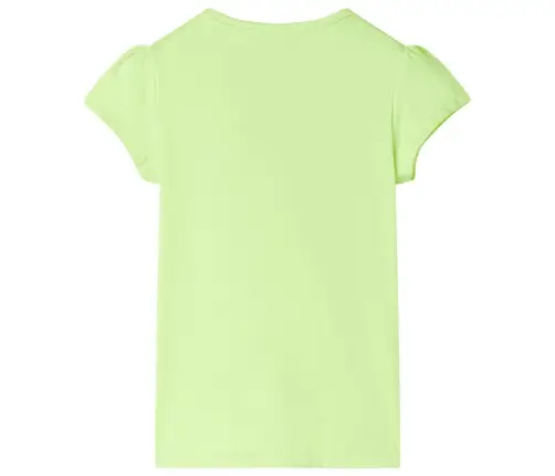 Laste T-Särk, Neoonkollane, 104