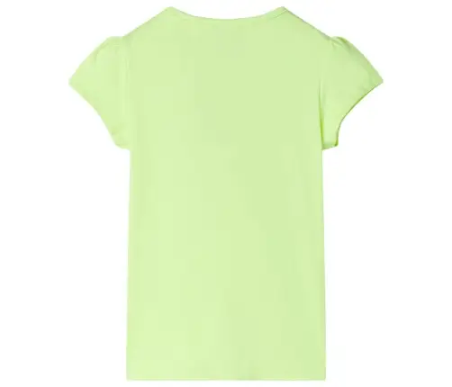 Bērnu T-Krekls, Neona Dzeltens, 140