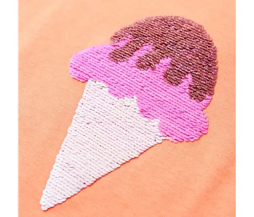 Bērnu T-Krekls, Neona Oranžs, 116