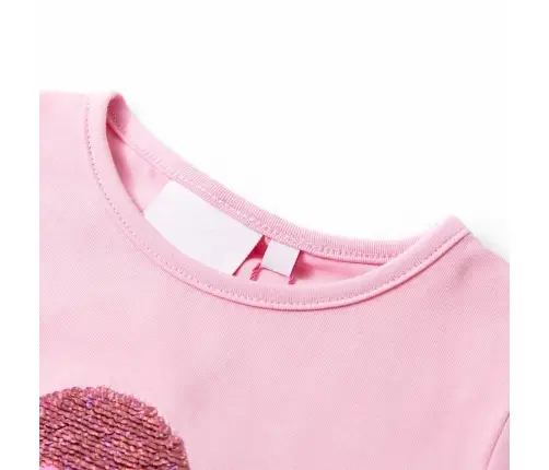 Bērnu T-Krekls, Koši Rozā, 92