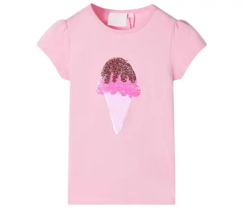 Bērnu T-Krekls, Koši Rozā, 116