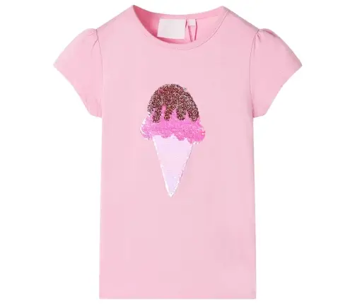 Bērnu T-Krekls, Koši Rozā, 140