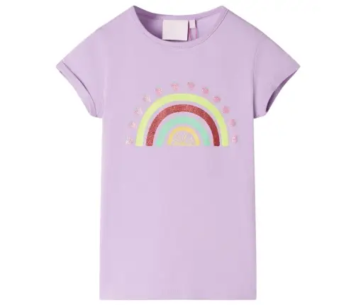 Bērnu T-Krekls, Ceriņu Krāsā, 104