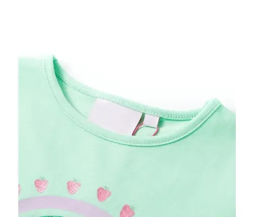 Bērnu T-Krekls, Koši Zaļš, 92