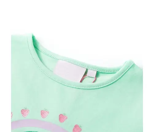 Bērnu T-Krekls, Koši Zaļš, 116