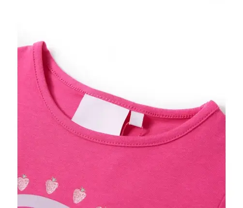 Bērnu T-Krekls, Tumši Rozā, 104