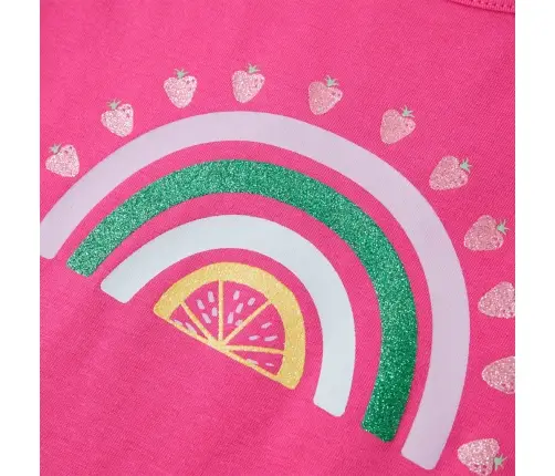 Bērnu T-Krekls, Tumši Rozā, 104