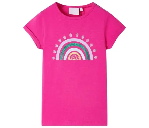 Bērnu T-Krekls, Tumši Rozā, 116
