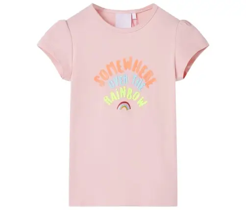 Bērnu T-Krekls, Gaiši Rozā, 116