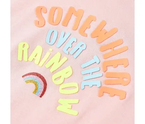 Bērnu T-Krekls, Gaiši Rozā, 116