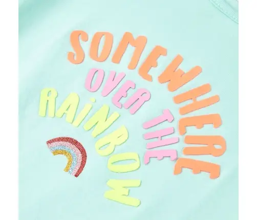 Bērnu T-Krekls, Gaiša Ūdens Krāsā, 140