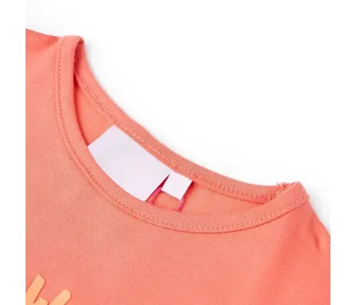 Bērnu T-Krekls, Koraļļu Krāsā, 92